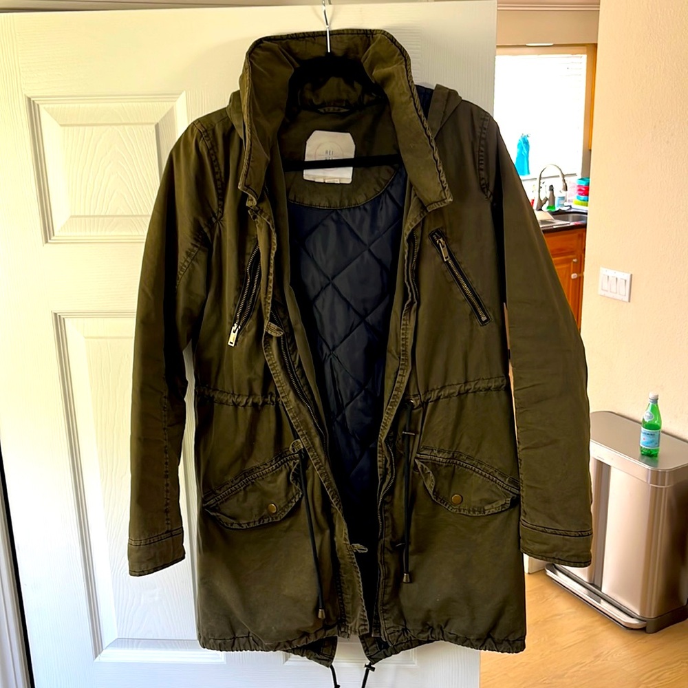 Anthropologie - HEI quilted hooded jacket